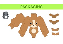 çocuklar için hazır hayvan model maketi şablonu, paper craft model animals